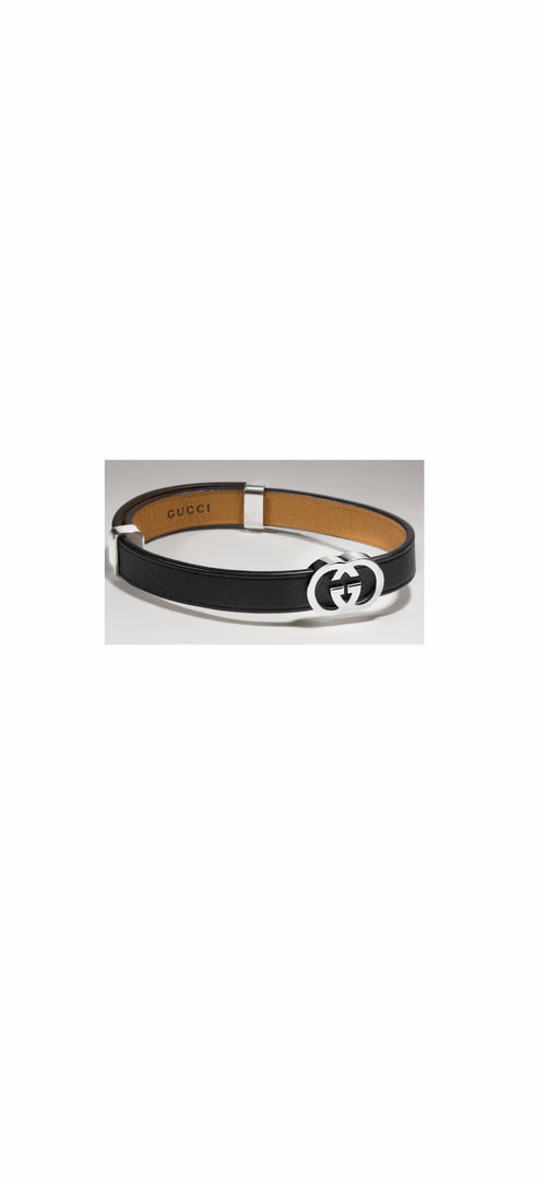 Brazalete Gucci unisex cuero