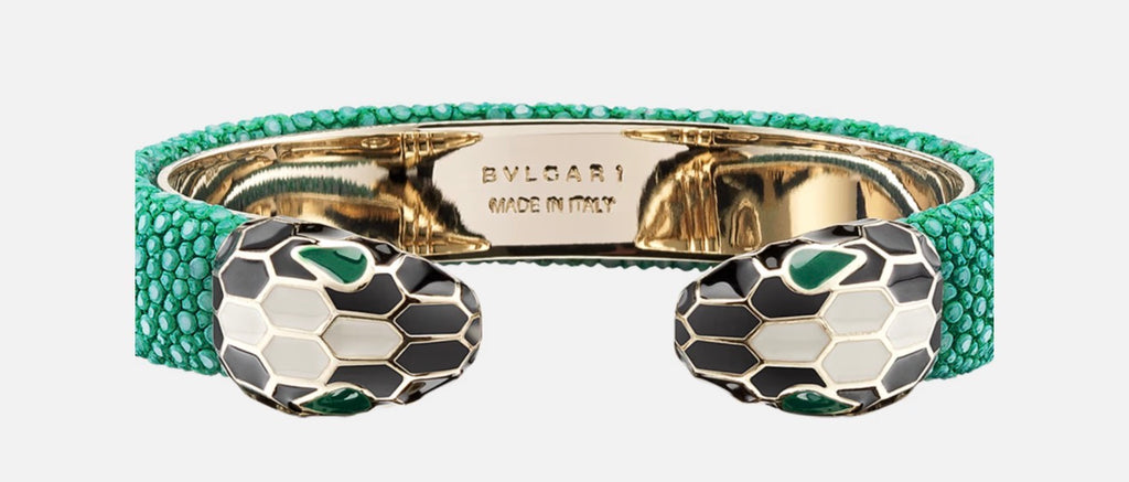 Bvlgari Serpenti Forever Pulsera En Piel