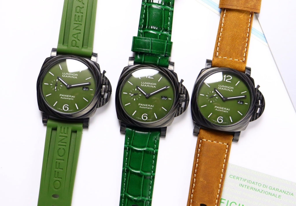 El reloj calidad AAA de la imagen es el icónico Panerai Luminor Quaranta Carbotech™ (Referencia PAM01526).