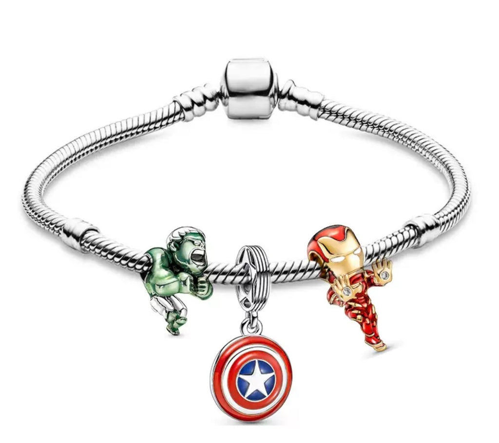 Pulseras plata charms TOP VENTAS (varios modelos)