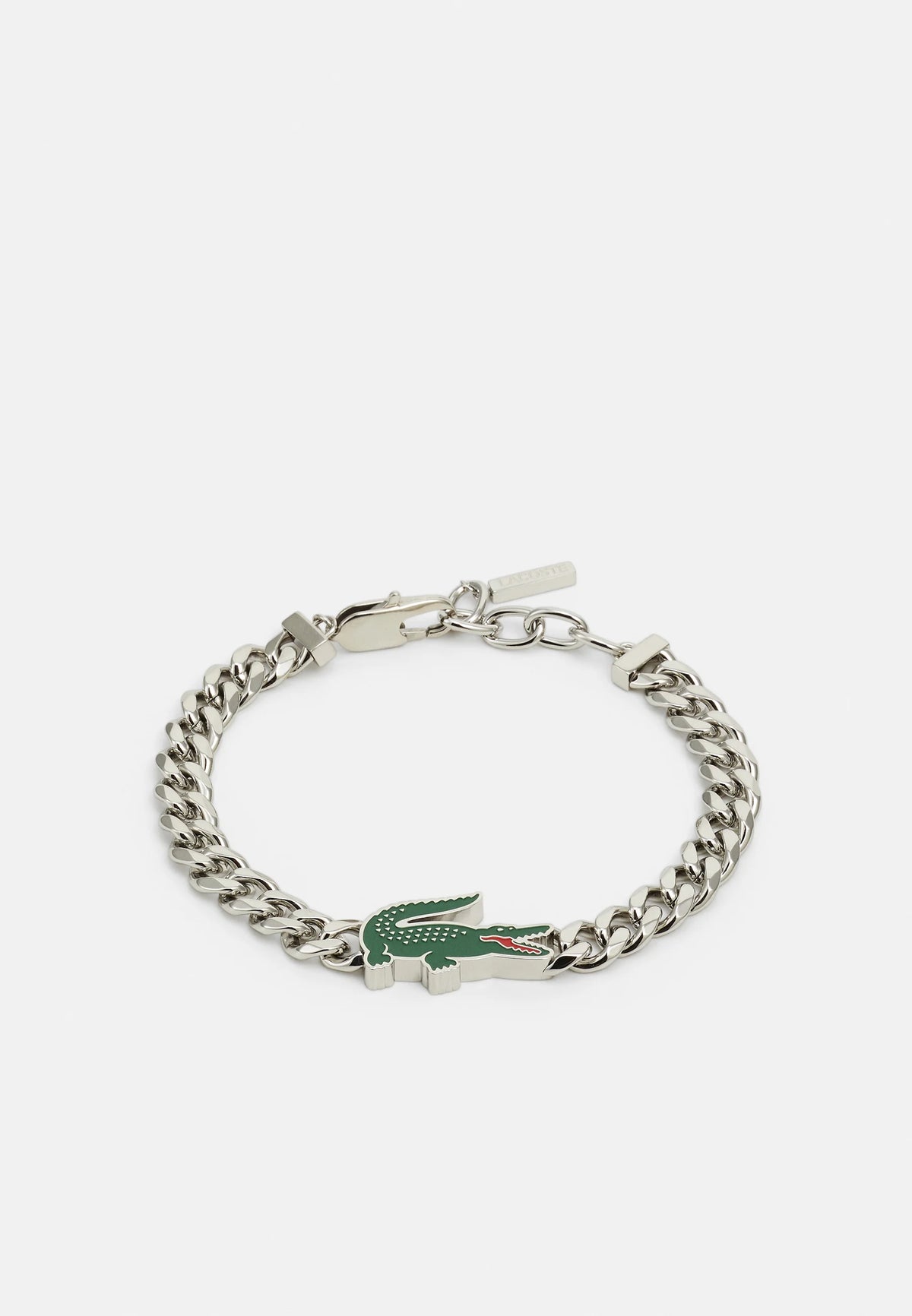 Pulsera de hombre de acero con logo - Lacoste - Verde