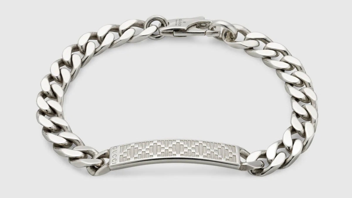 Pulsera Gucci plata