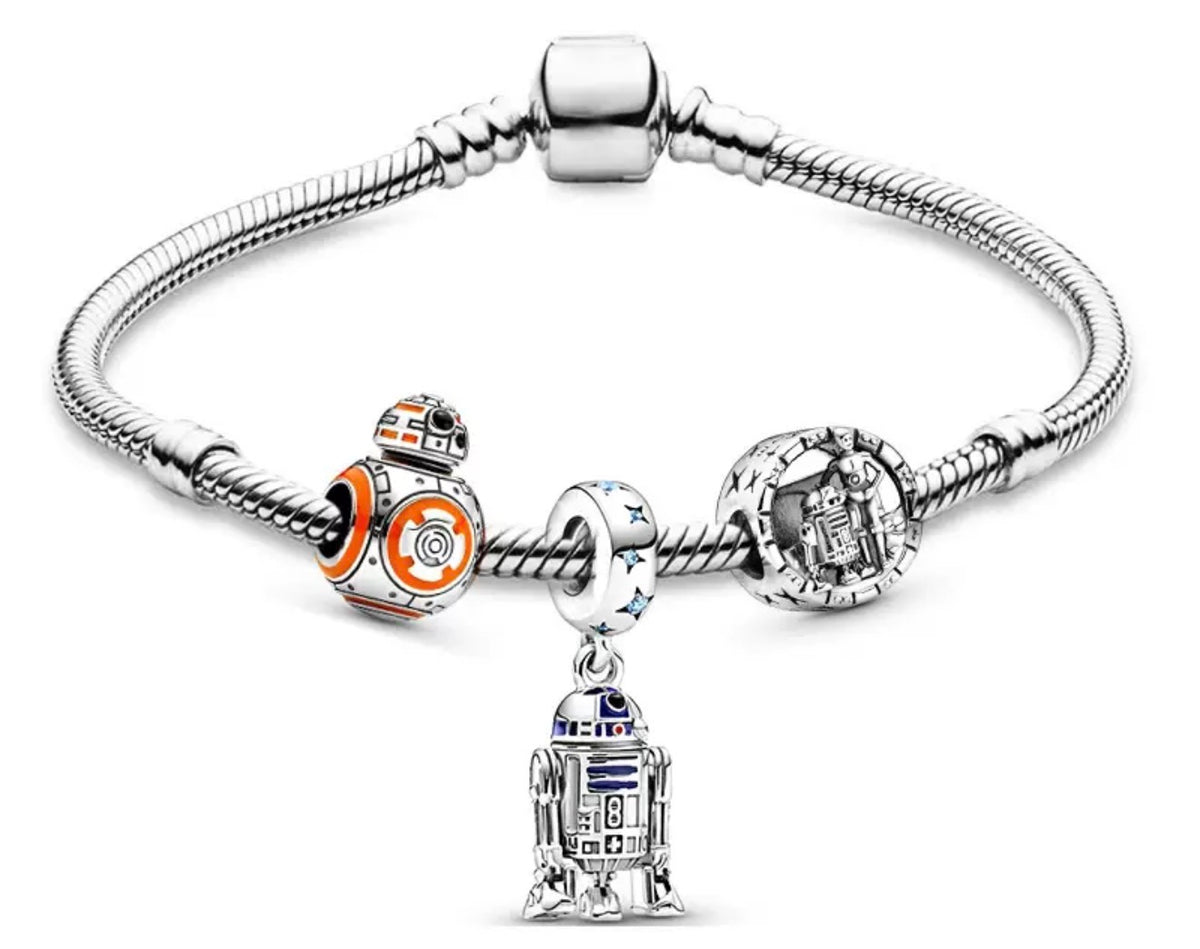 Pulseras plata charms TOP VENTAS (varios modelos)