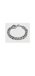 Pulsera de cadena Gucci Interlocking de plata