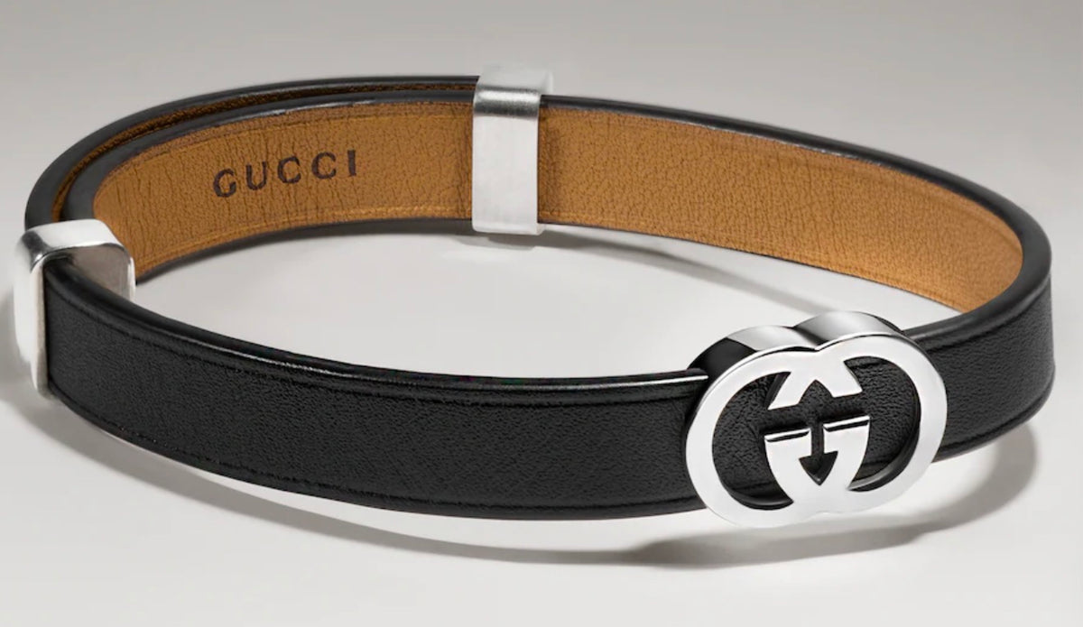 Brazalete Gucci unisex cuero