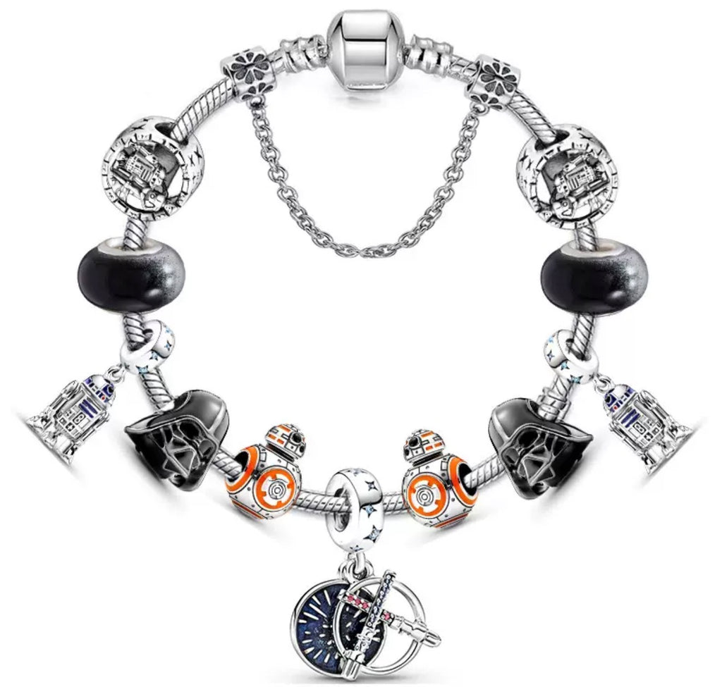 Pulseras plata charms TOP VENTAS (varios modelos)
