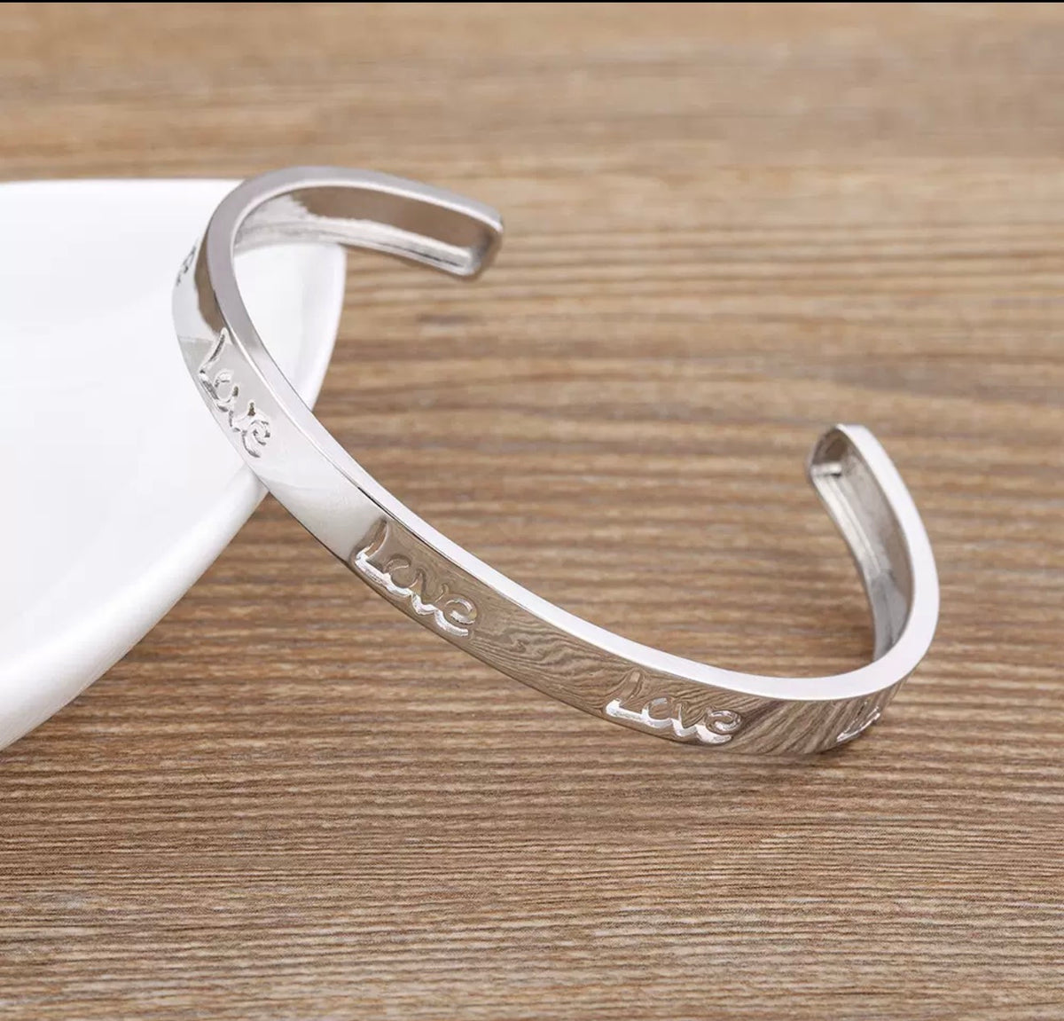 Pulsera Love bañada oro 18k